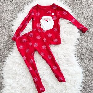 Carter’s Just One You | Santa Snowflake Pajama Set 3T